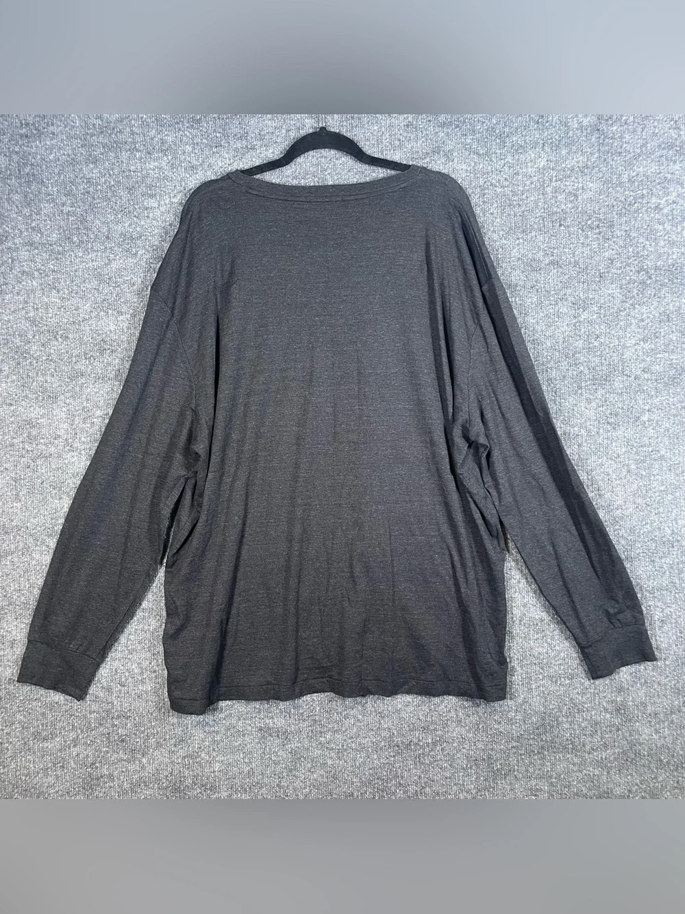Polo Ralph Lauren Mens XXL Classic Fit Small Pony Gray Crewneck Long Sleeve
